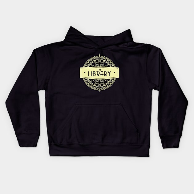 THE LIBRARY Kids Hoodie by KARMADESIGNER T-SHIRT SHOP